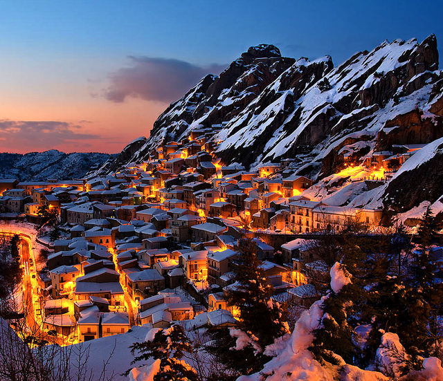 Pietrapertosa Village, Italy