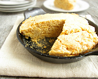 Skillet Whole Wheat Cheesy Cornbread