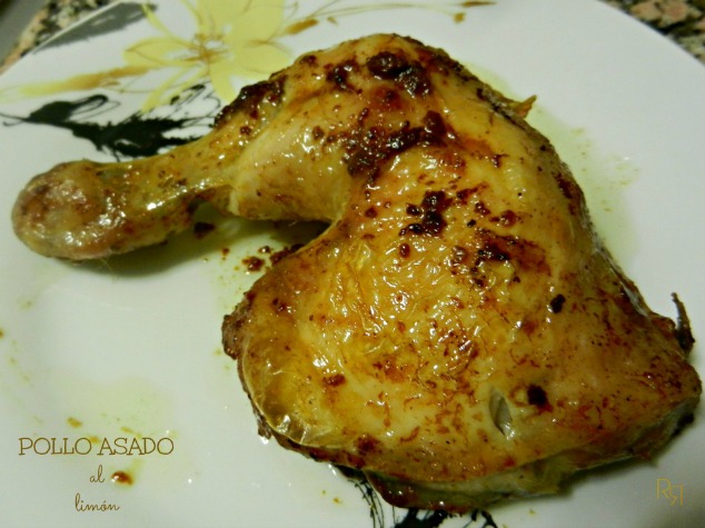 "Pollo asado al limón"