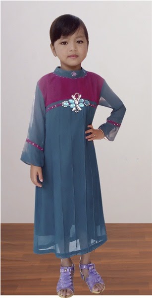 Baju Muslim Anak Perempuan Model Gamis - Danitailor