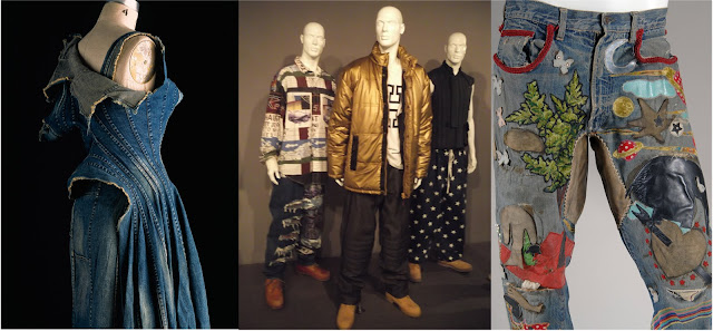 Junya dress, hip-hop style, 1960s jeans