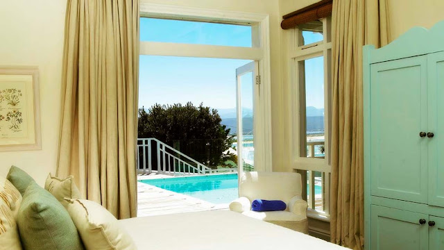 Beautiful Comfortable Bed with Pool View