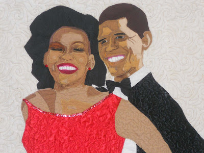 quilt of the Obamas