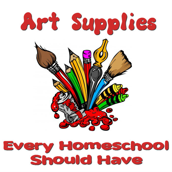 Every homeschool should encourage artistic creation. Here is a list of art supplies for young and older kids.  www.apassionledlife.com