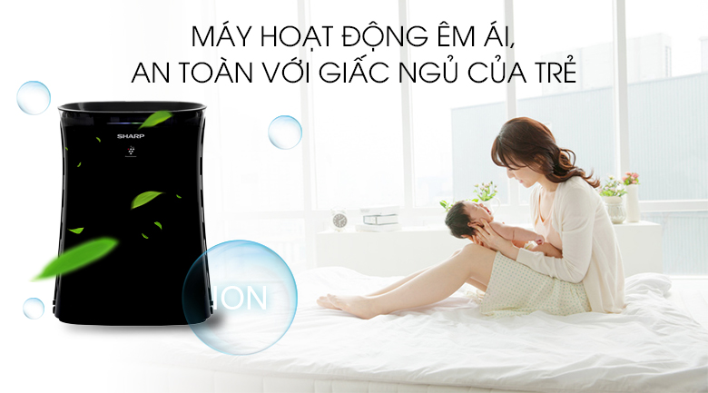 Sharp FP-GM50E-B độ ồn thấp, thoải mái sử dụng Sharp FP-GM50E-B độ ồn thấp, thoải mái sử dụng