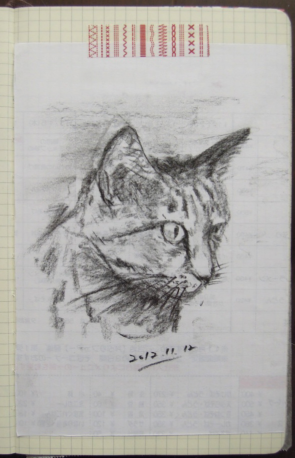 ねこまたり 0326 最近描いた猫絵 12年10月22日 11月22日