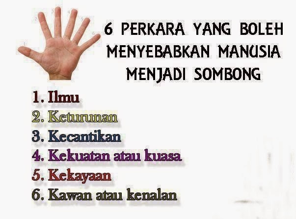 6 Perkara Boleh Menyebabkan Manusia Jadi Sombong Mia Liana