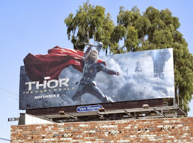 Thor Dark World movie billboard