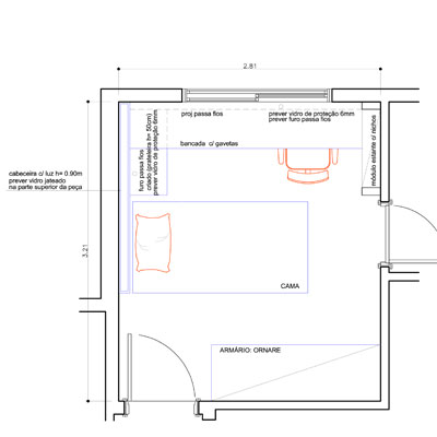 DORMITORIO JUVENIL PARA ESPACIOS PEQUEÑOS