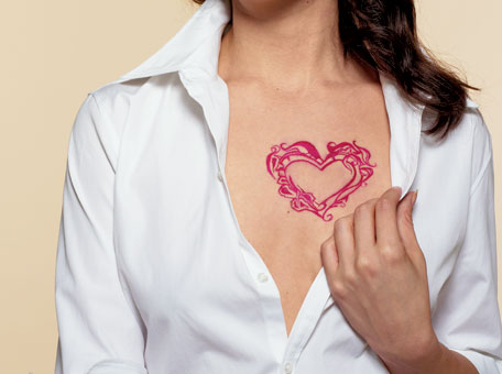 heart tattoos for women. pictures Simple Heart Tattoos
