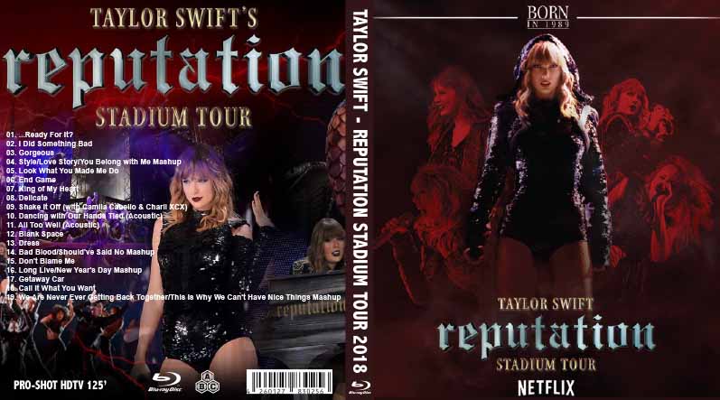 Blurayliveconcert Taylor Swift Reputation Stadium Tour 2018