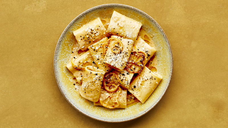 Pasta With Brown Butter, Whole Lemon, and Parmesan