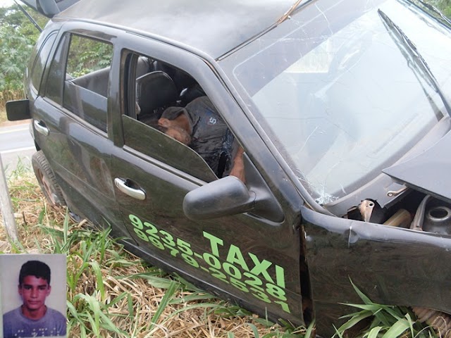 Taxista morre em acidente na BR 242 em Barreiras