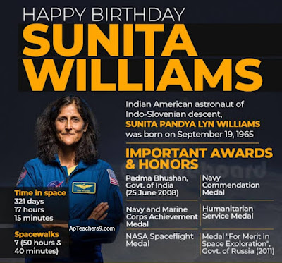 (September 19) NASA Astronaut-Sunita Williams Biography