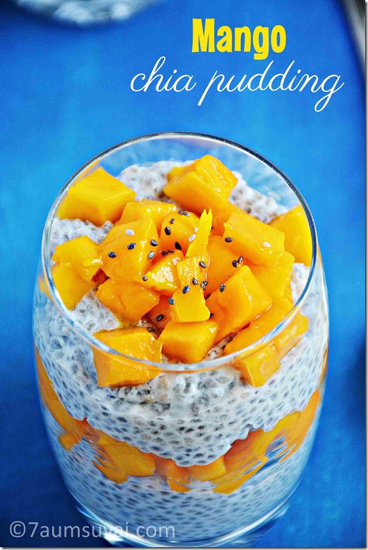 Mango chia pudding 