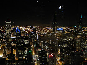 Chicago vue du haut de la tour John Hancock