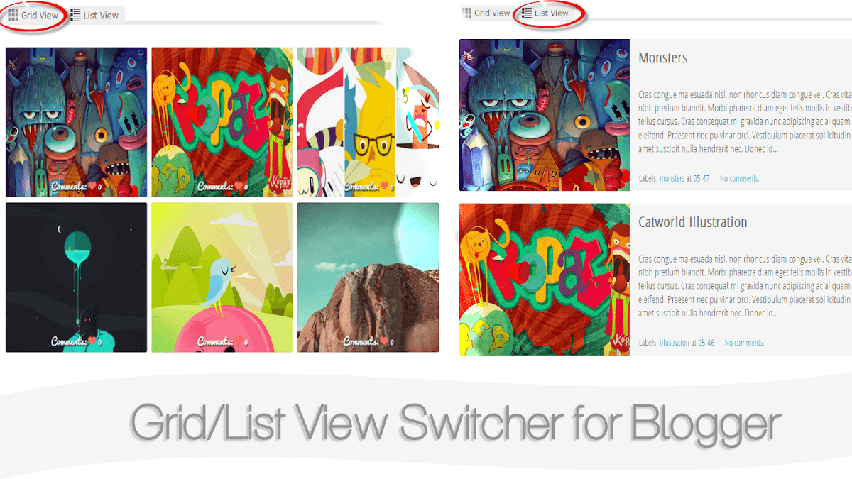 Building a List/Grid View Switcher in Blogger with Auto Read More