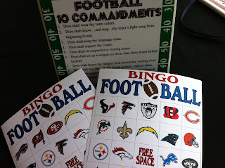 NFL Football Bingo Game Printable