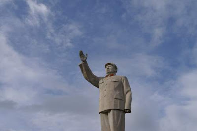 Image of Mao Ze Dong from Lijiang, Yunnan Province, China.