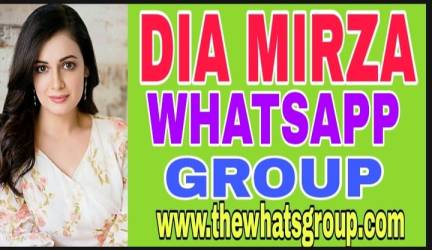 Join 100+ Latest Dia Mirza Whatsapp Group Links