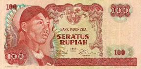 100 Rupiah 1968 (Soedirman)