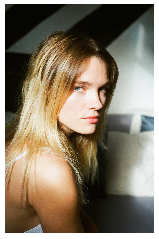 Eva Biechy naked photo shoot for P magazine by Antoine Magnien