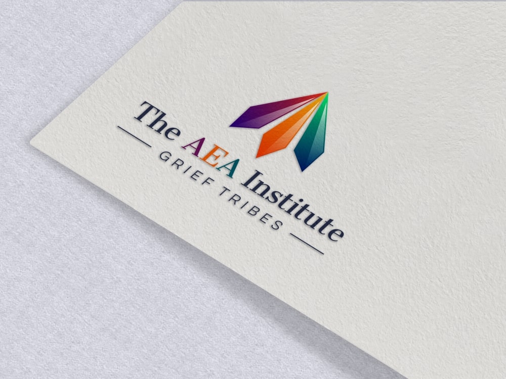 Logo Design Presentation Mockup Hard Paper AEA Institute