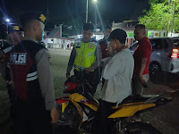 Giat Patroli Ramadhan Sat Samapta Razia Pengendara Dengan Knalpot Racing