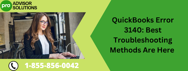 QuickBooks Error 3140