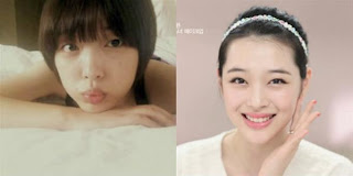 Sulli without makeup