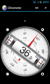 appli android gratuite cinometer pour inclinaison parabole