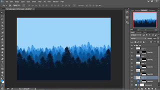 Cara Membuat Flat Lanscape Dengan Photoshop