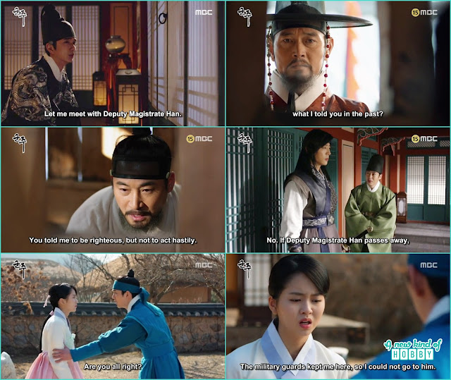  ga eun father took the blame and save crown prince , chun soo ask ga eun to flee to safe place - Ruler: Master of the Mask: Episode 5 & 6 korean drama