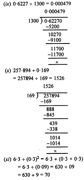 Selina Concise Mathematics Class 7 ICSE Solutions Chapter 4 Decimal Fractions