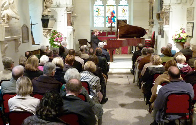Piano recital by Alasdair Beatson at St Mary's Perivale (Photo : John Ross)