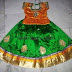 Green Silk Skirt with Blouse