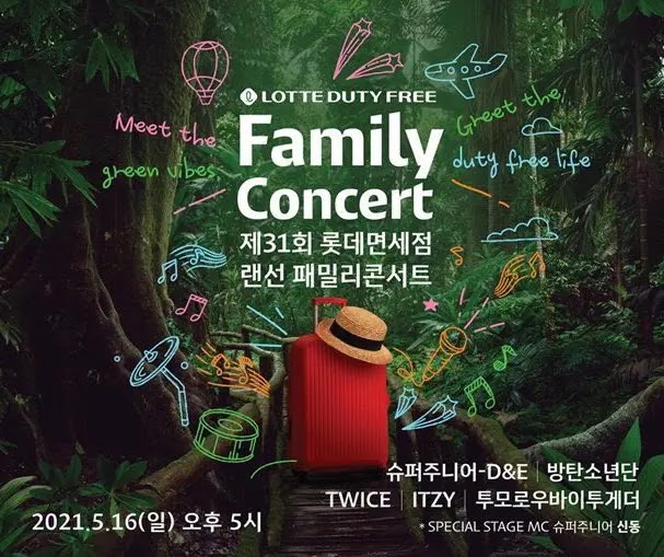 BTS Until TWICE Will Liven Up The 'Lotte Duty Free Family Concert'