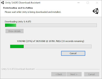 Unity 5.4.0f3 Download Assistant