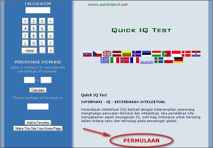 Test IQ Online ~ TUNTUNGAN BLOG
