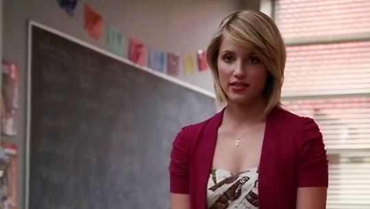 Dianna Agron as Quinn Fabray Glee has completed its winter season with a