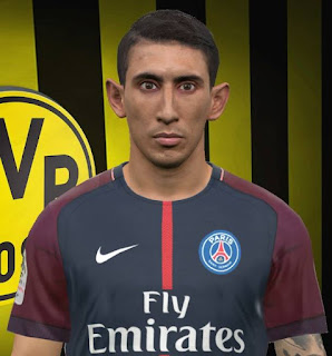 PES 2017 Faces Angel Di Maria by FaceEditor Jefferson_SF