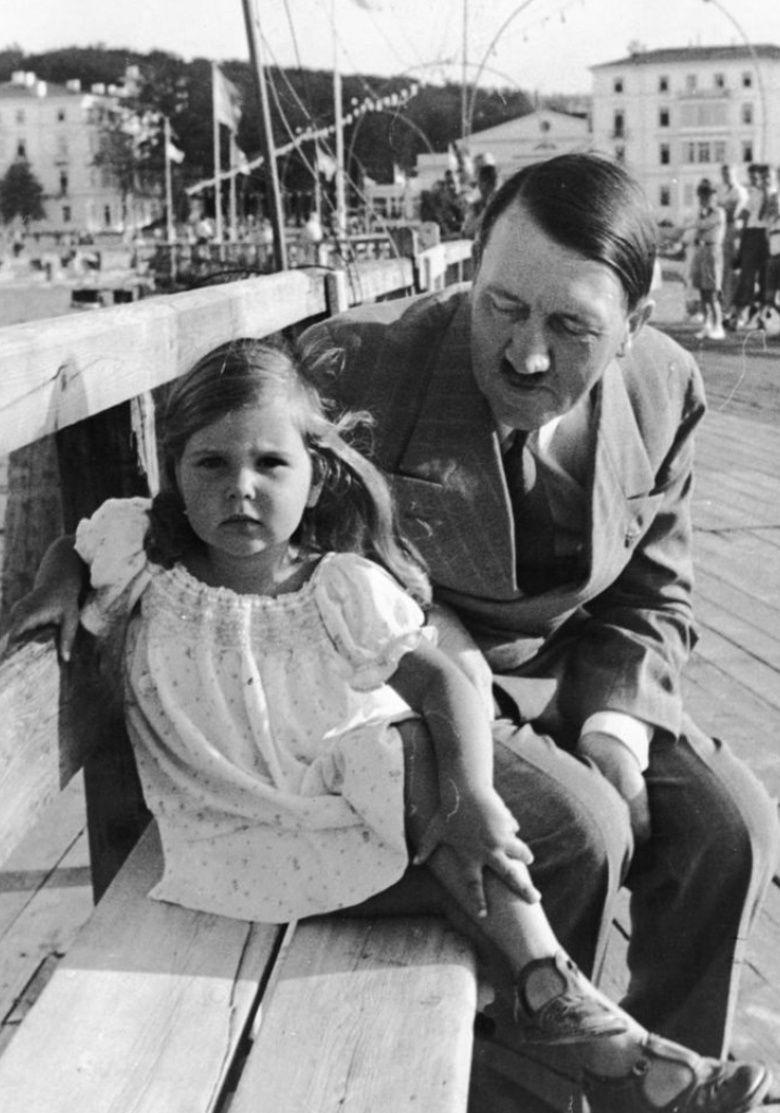 Hitler and the little girl