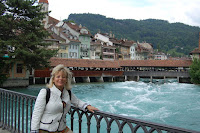 Mom and rapids in Thun