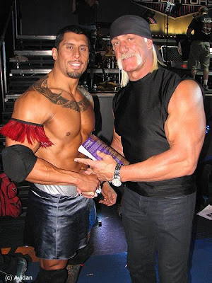 Toa and Hulk Hogan