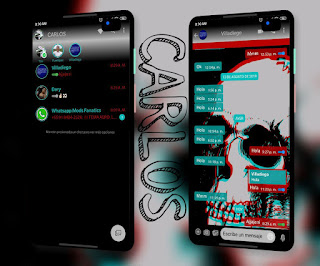 Skull Cute Theme For YOWhatsApp & Fouad WhatsApp By Carlos