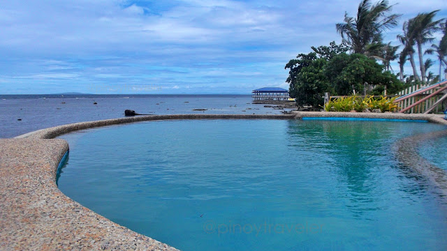 swimming pool of La Luna Beach Resort in Sulangan Guiuan Eastern Samar