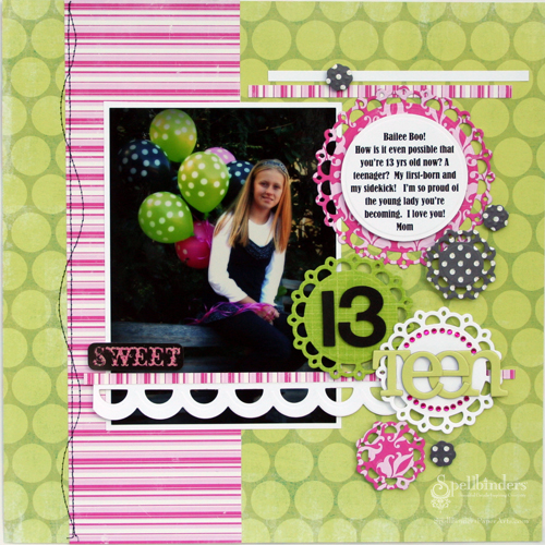 Sweet Teen layout in