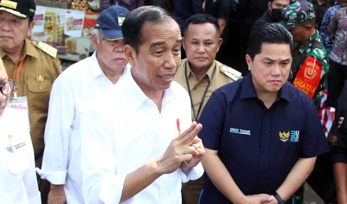 Bupati Lamsel Ikut Dampingi Presiden Jokowi ke Pasar Natar