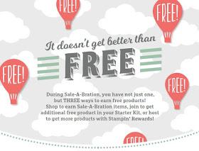 During Sale-A-Brations, earn free products with each $50 order