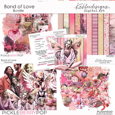 Digital Scrapbooking BBD Bundle Bond of Love by Kakleidesigns